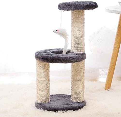 Sisal Kaplı Tırmalama Direkleri ile Dolity Çok Seviyeli Kedi Ağacı Kulesi Ev Pet Aktivite Merkezi Kedi Aktivite Ağacı Kedi Oyun