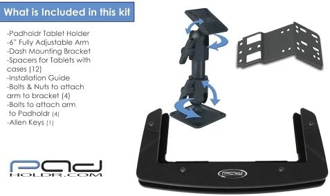 Padholdr Sosyal serisi Premium Tablet Dash takımı 98-09 Ford Gezi ve F250-750 Serisi için