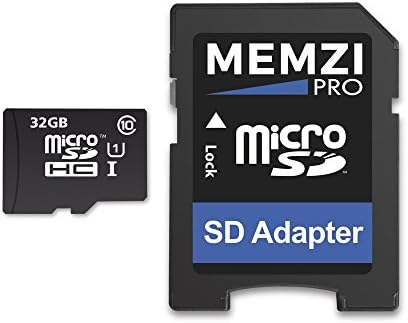 MEMZİ PRO 32 GB Sınıf 10 90 MB/s Micro SDHC Hafıza Kartı SD Adaptörü ile Sony Xperia E veya M Serisi Cep Telefonları için