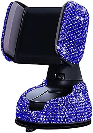 Bling Araç Telefonu Tutucu, SUNCARACCL 360°Ayarlanabilir Kristal Oto Telefon Dağı Evrensel Rhinestone Araç Standı Telefon Tutucu