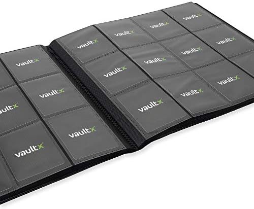 Vault X Binder - 12 Cep Ticaret Kartı Albüm Klasörü-TCG için 480 Yan Yükleme Cep Binder