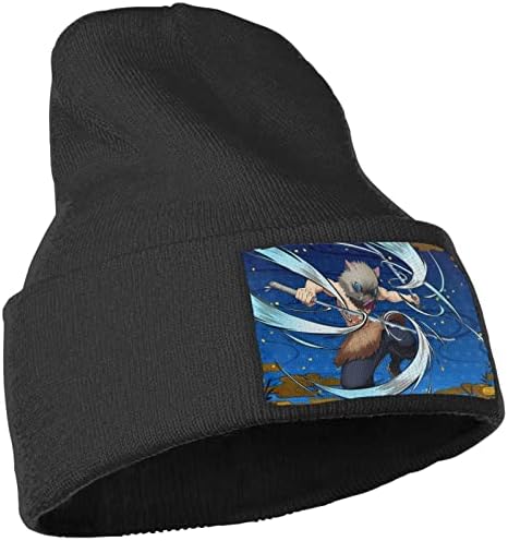 Hashibira Ino-Suke Bere Şapka Anime Sıcak Örgü Şapka Erkekler Kadınlar ıçin Kış Gerilebilir Açık Kapaklar Kelepçeli Hafif
