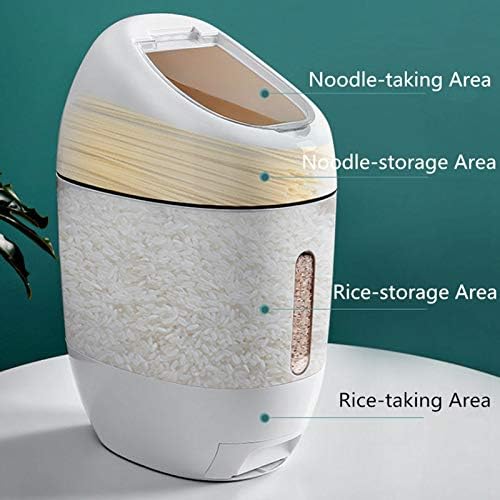10 KG Elektronik Mühürlü Pirinç Kova Böcek geçirmez Ve Nem geçirmez Makarna saklama kutusu Büyük kapasiteli Konteyner Pirinç