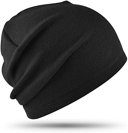 MCTı Hımbıl Bere Erkekler Kadınlar için, Kış Sıcak Sıkı Kafatası Kap Şapka Koşu Bisiklet için Hafif 2 Paketlenmiş