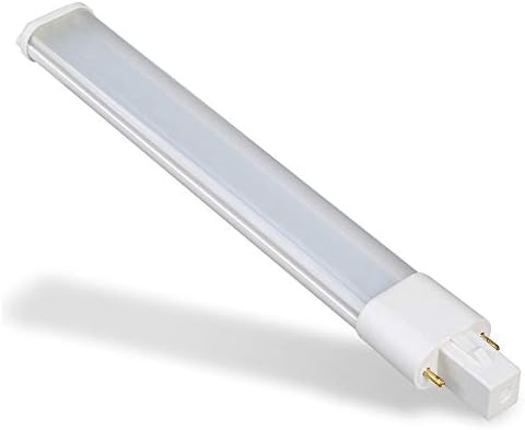 E-Simpo 2 adet 7 W G23 2 P CFL LED Ampul 2-Pin LED PL Güçlendirme Lambası CFL 13 W Yedek 180° Görüş Açısı Soğuk Beyaz 6000 K