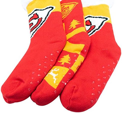 FOCO NFL Bayan Takım Logosu Fan Footy 3 Paket Terlik Çorap
