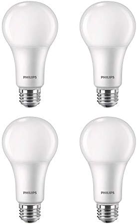 Philips LED 556928 EyeComfort Teknolojisine Sahip 3 Yollu A21 Titreşimsiz Ampul: 1600-800-450 Lümen, 2700K, 14-8-5 (100-60-40