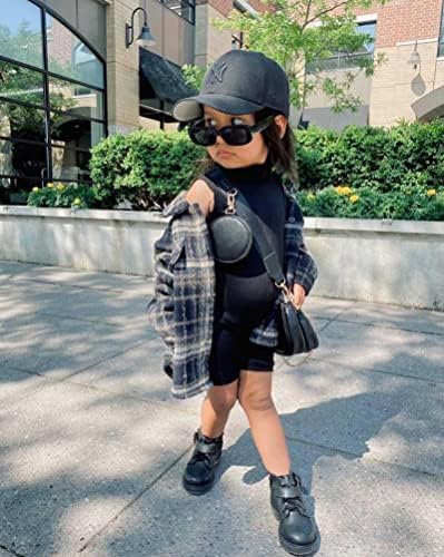 Toddler Bebek Kız Düz Renk Yüksek Boyun Geri Fermuar Kolsuz Nervürlü Romper Kısa Tulum Tulum Kıyafetler