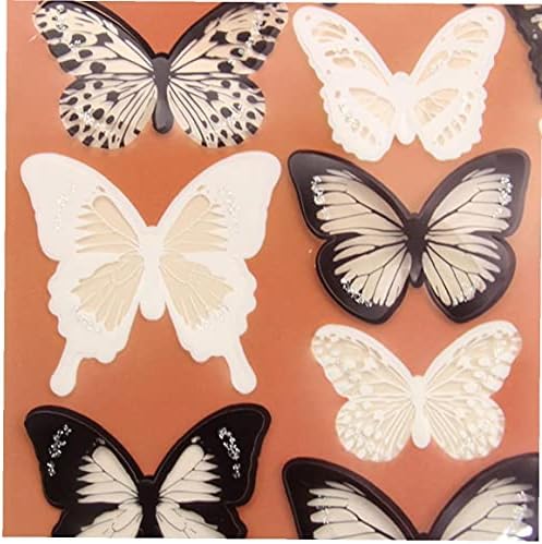BYFRI 18 pcs Duvar Sticker Etkisi Kristal Güzel Kelebekler Sticker için Çocuk Odası Duvar Çıkartmaları için Ev Dekorasyon
