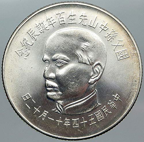 1965 CN 1965 ÇİN TAYVAN Sun Zhongshan AR 100 Yeni Dolar 100 Yeni Dolar İyi Sertifikasız