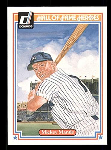 1983 Donruss Hall of Fame Heroes Beyzbol 7 Mickey Mantle New York Yankees Donruss/Leaf Company'den Ham (ESKİ MT veya Daha İyi)