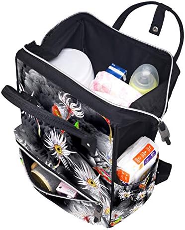 Çizgili Leopar Doku Değiştirme Bebek Çantaları Büyük seyahat sırt çantası Bebek Bezi Çantası Tote Çanta İçin Kadın / Kız/Anne