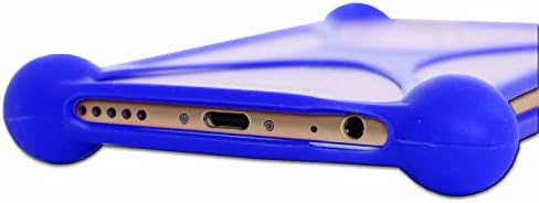 Huawei Mate X ile Uyumlu PH26 Mavi Silikon Tampon Kılıfı