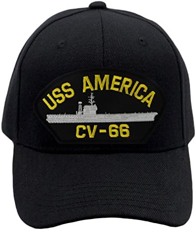 PATCHTOWN USS Amerika CV-66 Şapka / Ballcap Ayarlanabilir Bir Boyut En Uyar