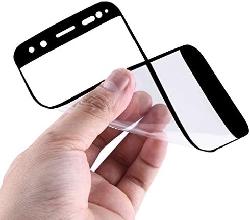 JİNPART Telefonu Acccessories Ultrathin Renkli Serigrafi TPU Tam Ekran Koruyucu Film için Uyumlu Galaxy Note9(Siyah) Cep Telefonu